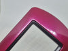 PLACCA PLACCHETTA IN ABS COMPATIBILE LIVING INTERNATIONAL ROSSO CICLAMINO METALLIZZATO
