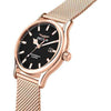 Orologio SECTOR uomo 660 datario bracciale acciaio oro rosa / nero