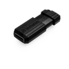 Memoria Pendrive Verbatim PinStripe - 128 Gb - USB 2.0 - Colore Nero