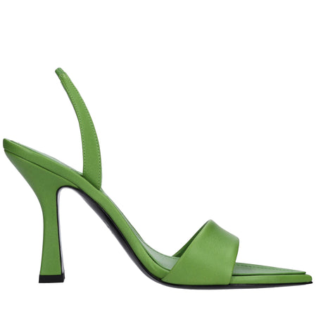 3JUIN Sandali Verde da donna