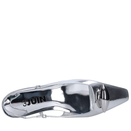 3JUIN Scarpe basse Argento da donna