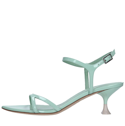 3JUIN Sandali Verde da donna