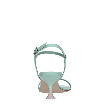 3JUIN Sandali Verde da donna