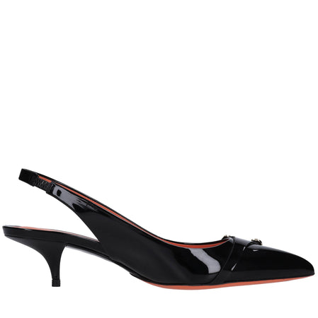 Santoni Scarpe con Tacco Nero da donna