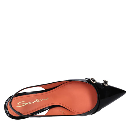 Santoni Scarpe con Tacco Nero da donna