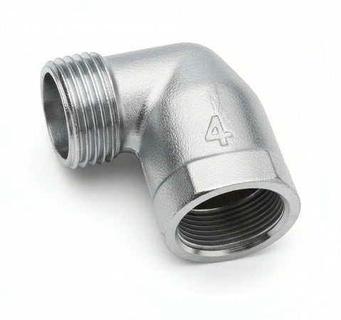 Raccordo a gomito con filetto maschio - femmina G 1/2'' M-F universale 31410018