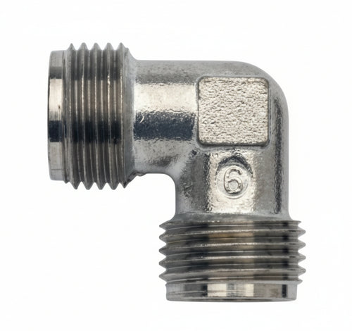 Raccordo a gomito con filetto maschio - maschio G 1/2” M-M universale 31410019