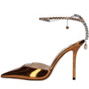 Jimmy Choo Scarpe con Tacco Arancio da donna