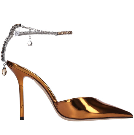 Jimmy Choo Scarpe con Tacco Arancio da donna