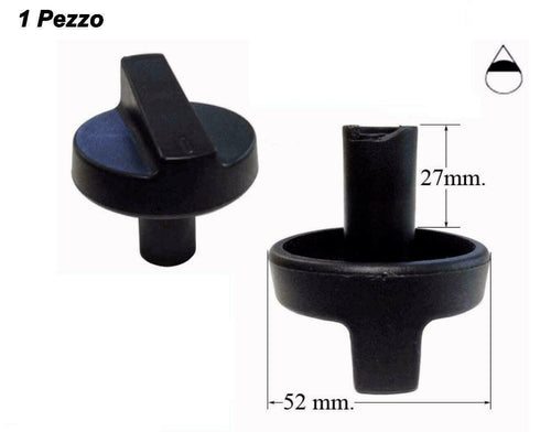 MANOPOLA CUCINA WHIRLPOOL IGNIS INNESTO 6 MM GAMBO MM 27 NO ORIGINALE M 2543