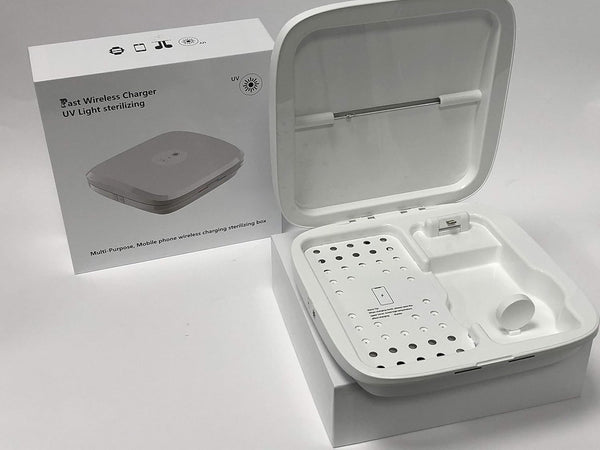Sterilizzatore UV Multiuso con Aromaterapia e con Ricarica Wireless
