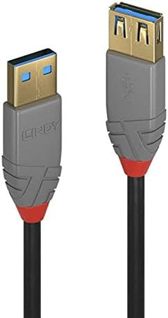 LINDY Prolunga USB 2 Metri DA Maschio a Femmina USB 3.0 Nero