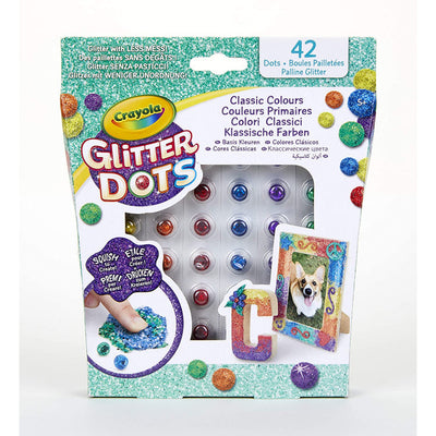CRAYOLA Ricarica Glitter Dots colori classici