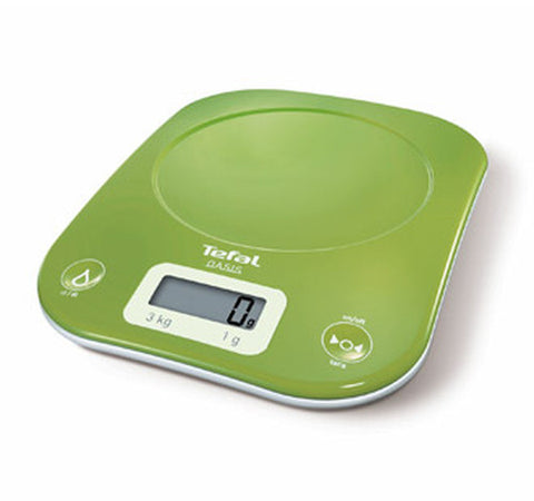 Tefal Oasis Verde Bilancia da cucina elettronica - (TEFAL BC3008H0 BILANCIA DIG OASIS GREEN)