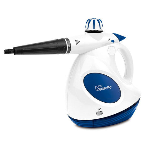 Polti Vaporetto First Pulitore a vapore portatile 0,2 L 1000 W Blu, Bianco - (Polti Vaporetto First Pulitore a vapore portatile
