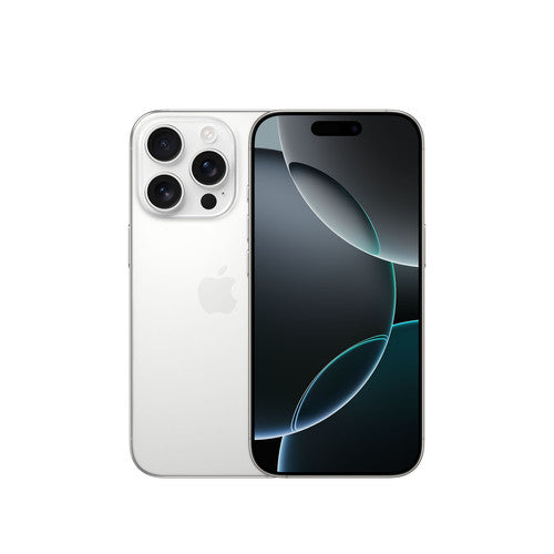 Apple iPhone 16 Pro 128GB Titanio Bianco - (Apple iPhone 16 Pro 16 cm (6.3) Doppia SIM iOS 18 5G USB tipo-C)