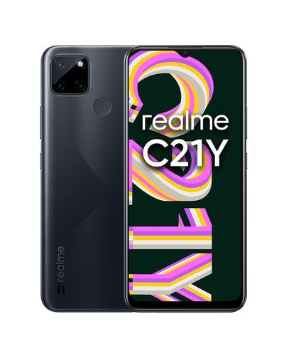 realme C21Y 16,5 cm (6.5) Doppia SIM Android 11 4G Micro-USB 4 GB 64 GB 5000 mAh Nero - (realme C21Y 16,5 cm (6.5) Doppia SIM