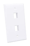 Placca Porta Frutti 2 Posti Mod.503 Bianco