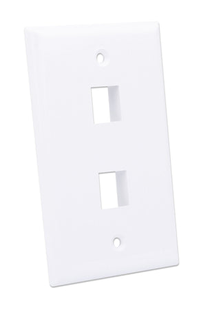 Placca Porta Frutti 2 Posti Mod.503 Bianco