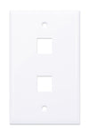 Placca Porta Frutti 2 Posti Mod.503 Bianco