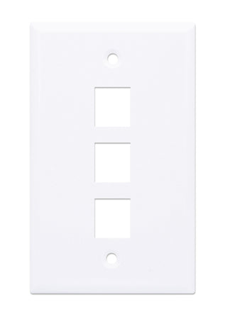 Placca Porta Frutti 3 Posti Mod.503 Bianco