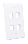 Placca Porta Frutti 4 Posti Mod.503 Bianco