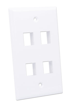 Placca Porta Frutti 4 Posti Mod.503 Bianco