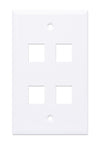 Placca Porta Frutti 4 Posti Mod.503 Bianco