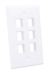 Placca Porta Frutti 6 Posti Mod.503 Bianco