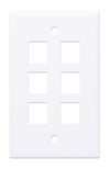 Placca Porta Frutti 6 Posti Mod.503 Bianco