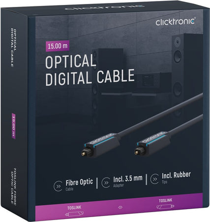 Cavo ottico digitale audio Toslink/Toslink 5 m