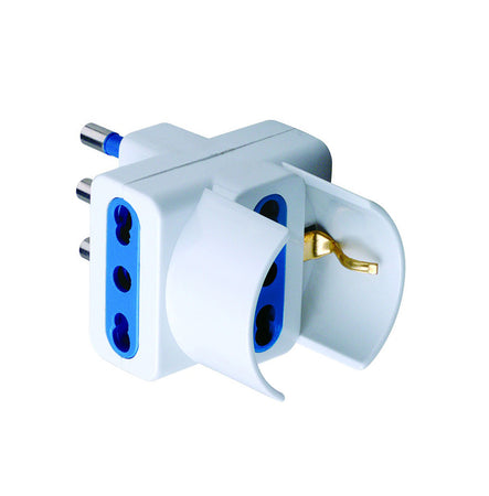 Adattatore Triplo Spina 2P+T 16A