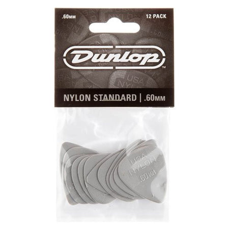 Plettri Dunlop 44P 60 NYLON Standard Grigio