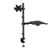 Supporto da Scrivania Braccio per Monitor 13-32'' e Mensola per Laptop