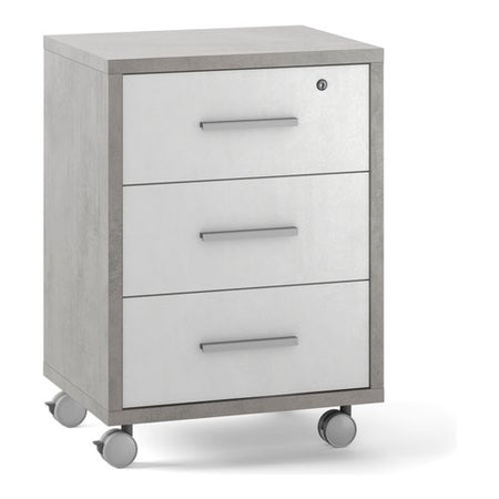 Cassettiera ufficio Sarmog ODB733CEOS DOUBLE Db733 Cemento e Ossido bi