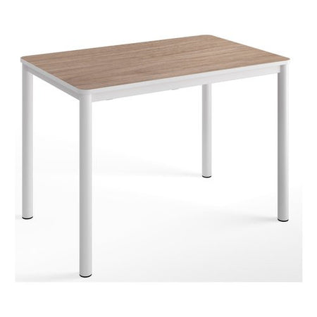 Tavolo Pointhouse 52LUX110 0606MGMG LUX Bianco opaco e Noce stelvio