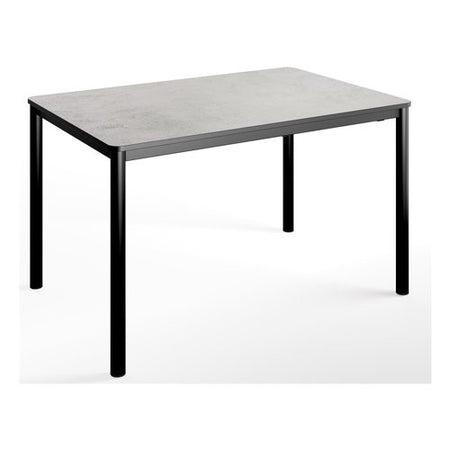 Tavolo Pointhouse 52LUX130 0707M8M8 LUX Nero opaco e Stucco bianco