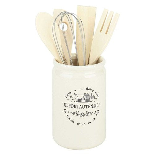 Porta utensili cucina Tognana DC186064898 DOLCE CASA con 5 accessori C