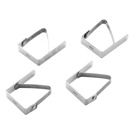 Fermatovaglia Pedrini 0003 4 LILLO A Molla Cromo satinato