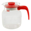 Caraffa Pyrex 712A000 5646 con coperchio Trasparente e Rosso