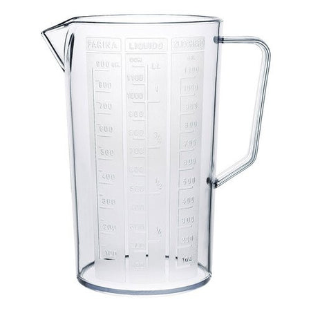 Contenitore graduato Cosmoplast 8185700 caraffa Florida Trasparente
