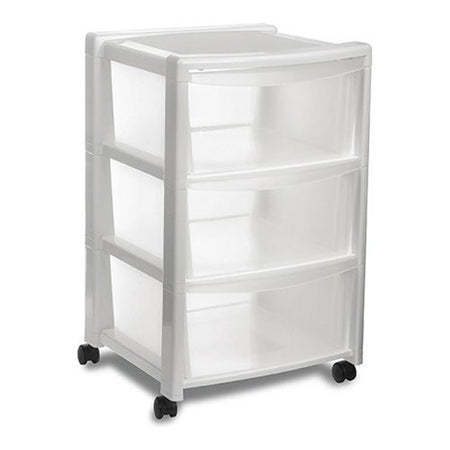 Cassettiera salvaspazio Stefanplast 50333 LIBERA 3C Bianco