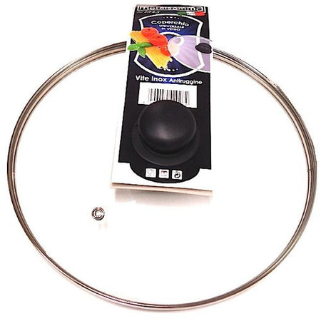 Coperchio pentola Metalsomma 420 28 Trasparente e Cromo