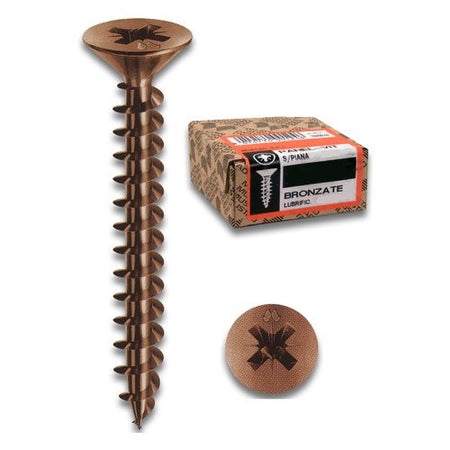 Viti legno Mustad PVACZP300160BZC PANEL VIT PF Bronzato