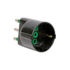 Adattatore Fanton 82131 spina italiana 16A Nero