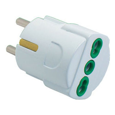 Adattatore Fanton 81090 spina Schuko Bianco