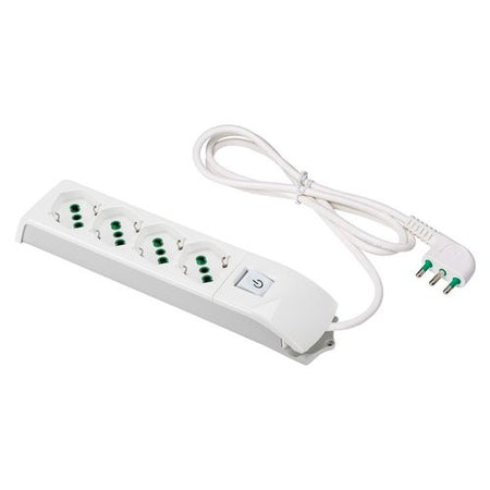 Multipresa tavolo Fanton 410100 FIDO 10/16A Bianco