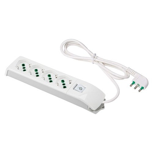 Multipresa tavolo Fanton 410100 FIDO 10/16A Bianco