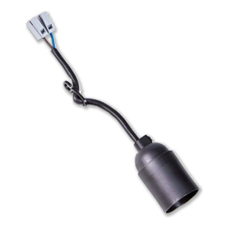 Portalampada Fanton 62814 Con cavo 20 cm e morsetto Nero