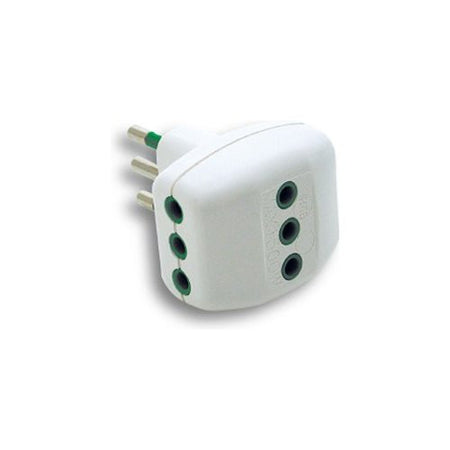 Adattatore Fanton 87200 spina italiana 10A Bianco